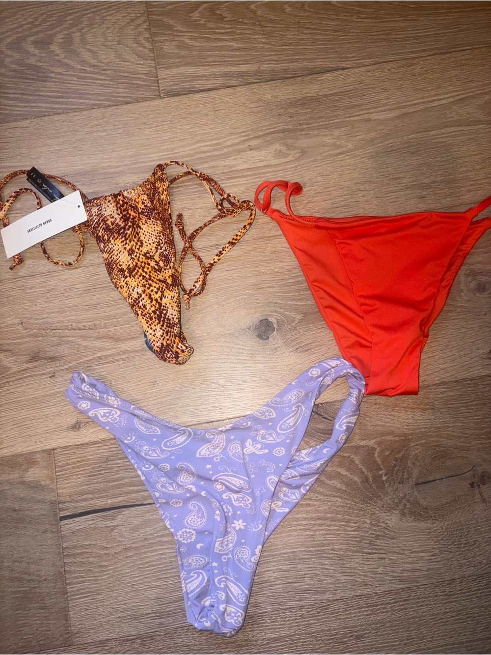brand new urban outfitter Victoria secret bikini bottoms thong cheeky bundle
